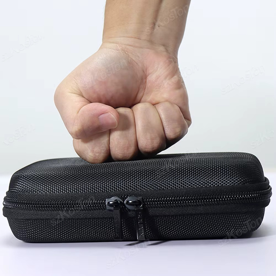 Ouliluye USB-Stick Aufbewahrungskoffer in Schwarz, staubdichter und stoßfester Organizer für elektronisches Zubehör - Bild 4