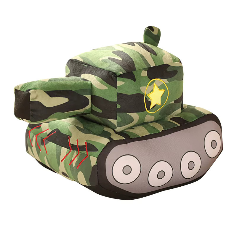 pangcangshu Tank Auto Plüsch Puppe, Fahrzeuge, Grün - Bild 3