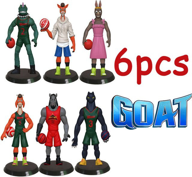 Bandai Film-Goat-Basketball-Traum-Actionfiguren, Modellfiguren, 6-teiliges Set - Bild 1