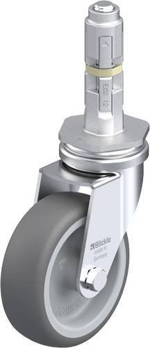 Blickle LRA-PATH 75G-E02 Lenkrolle in Grau mit Stahl- und Kunststoffkomponenten, Rad-Durchmesser: 75 mm, Tragfähigkeit: 75 kg - Bild 1