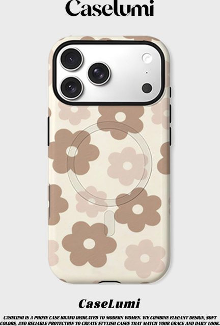 CaseLumi Matte Bumper Schutzhülle mit MagSafe für iPhone 17 16 15 14 13 Pro Max in Daisy Tones - Bild 1