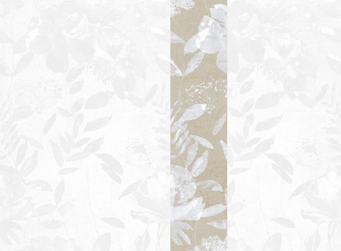 Jannelli & Volpi Mural Lucy Wandgestaltung Beige Floral Vinyl - Bild 1
