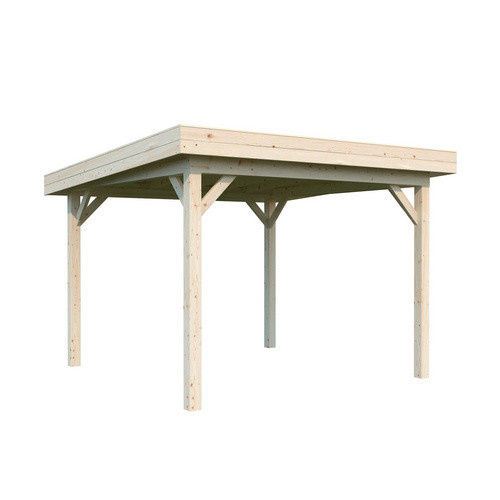 PALMAKO Pavillon Lenna Set in Braun, B/T/H: 300 x 300 x 245 cm - Bild 2