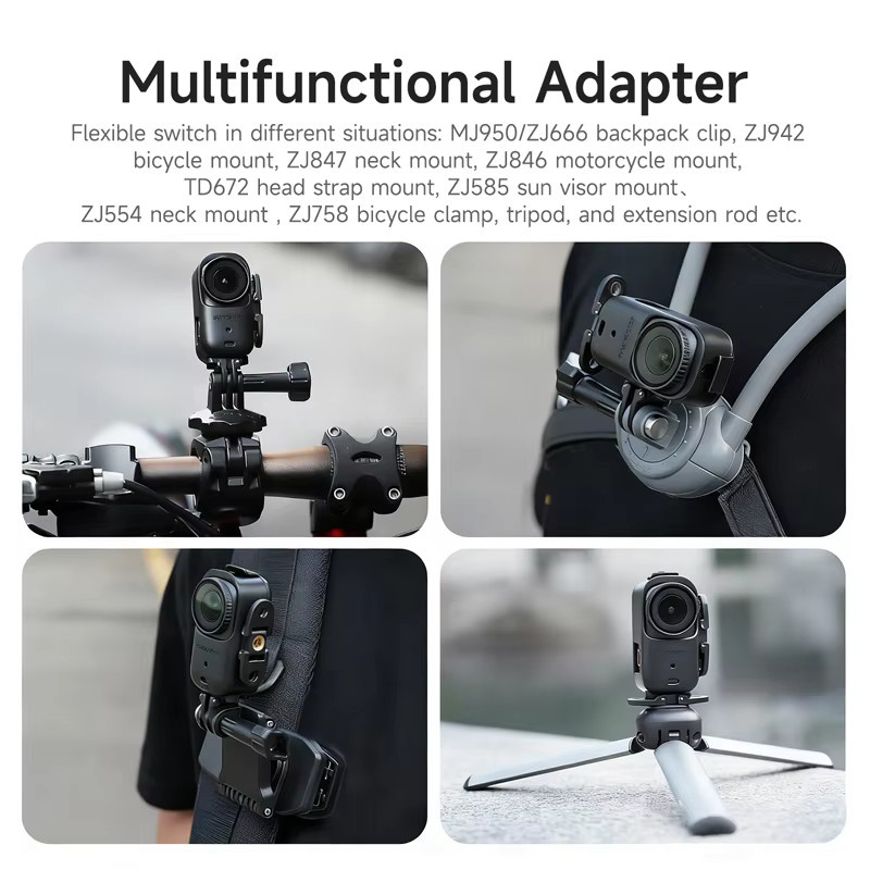 DJI OSMO Nano Thumb Horizontaler und vertikaler Aufnahmerahmenadapter in Schwarz - Bild 5