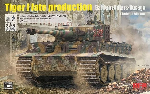 Rye Field Model Tiger I Late Production Battle of Villers-Bocage Limited Edition, Fahrzeug - Bild 1