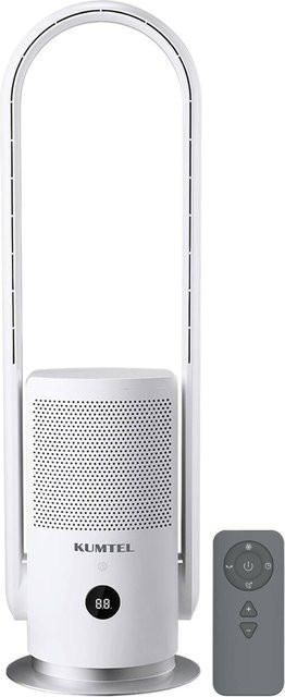 Kumtel Standventilator Opviq aus Kunststoff in Weiß, B/H/T: 23,5 x 80 x 23,5 cm - Bild 1