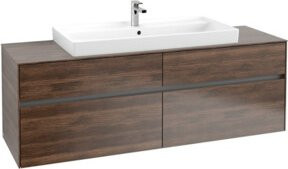 Villeroy & Boch Waschtischunterschrank Collaro in Arizona Oak, Wandhängend, B/H/T: 160 x 54,8 x 50 cm - Bild 1