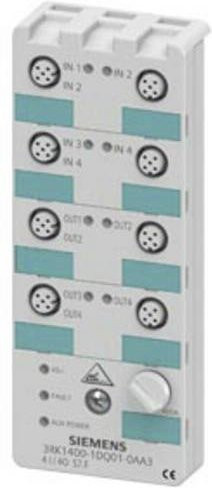 Siemens SPS-Kompaktmodul 3RK1400-1DQ01-0AA3 in Weiß, 24 V/DC - Bild 1