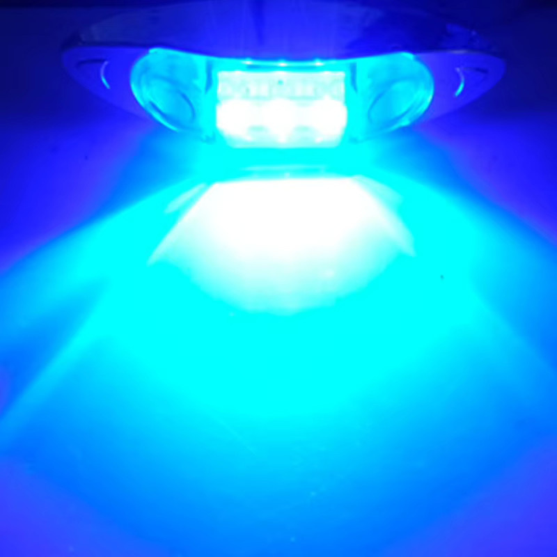 4er-Set Marine LED Courtesy Lichter in Blau für Boot, Yacht und Kabine - Bild 3