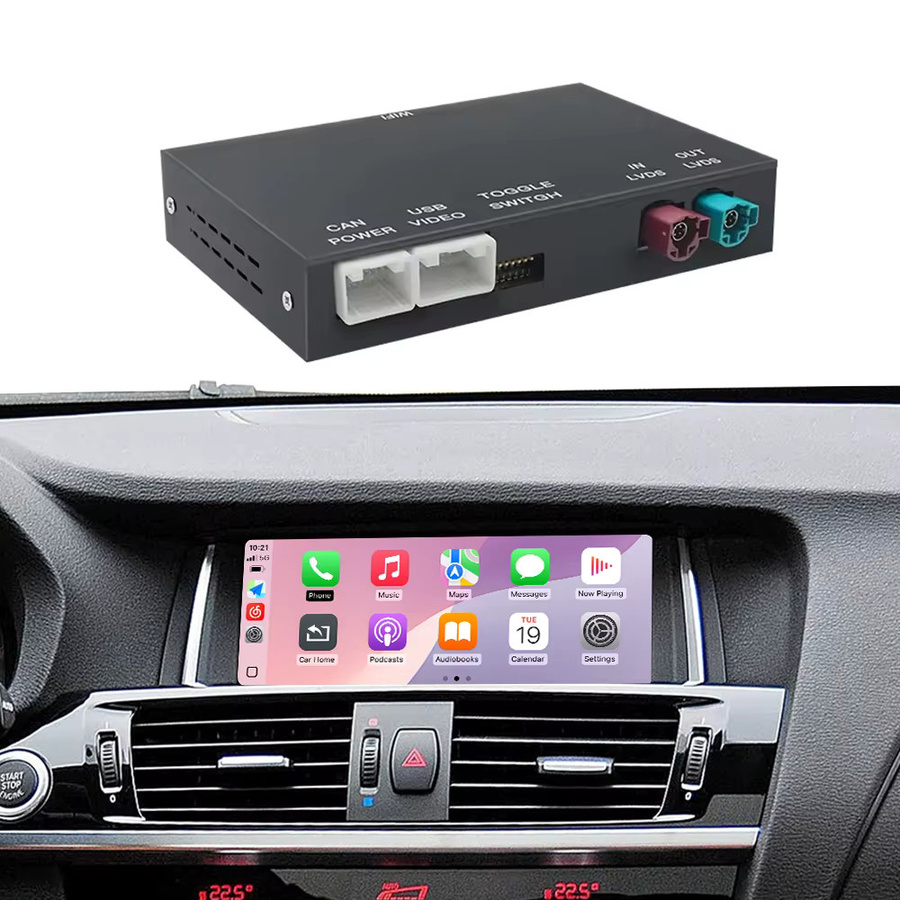 AUTOABC Wireless CarPlay und Android Auto GPS Decoder Modul für BMW 6er Serie F06 F12 F13 G32 (2010-2020) CIC NBT EVO in Schwarz - Bild 6