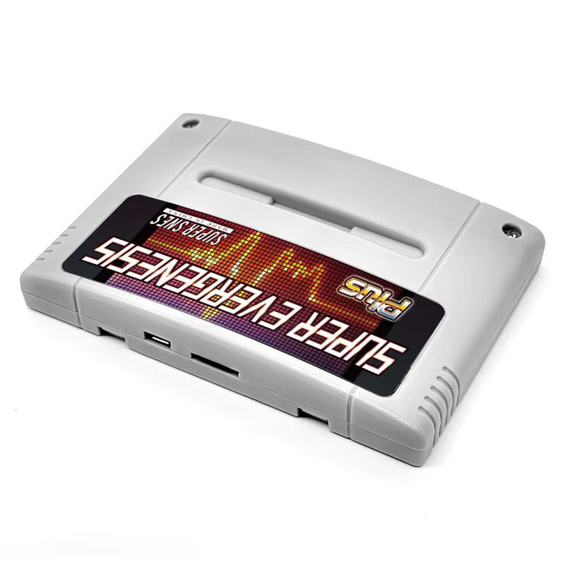 EVERGENESIS Super EVERGENESIS SNES SFC V12 3000-in-1 Spielkarte mit 8G TF-Karte für Super Famicom 16-Bit Videospielkonsolen in Grau - Bild 2