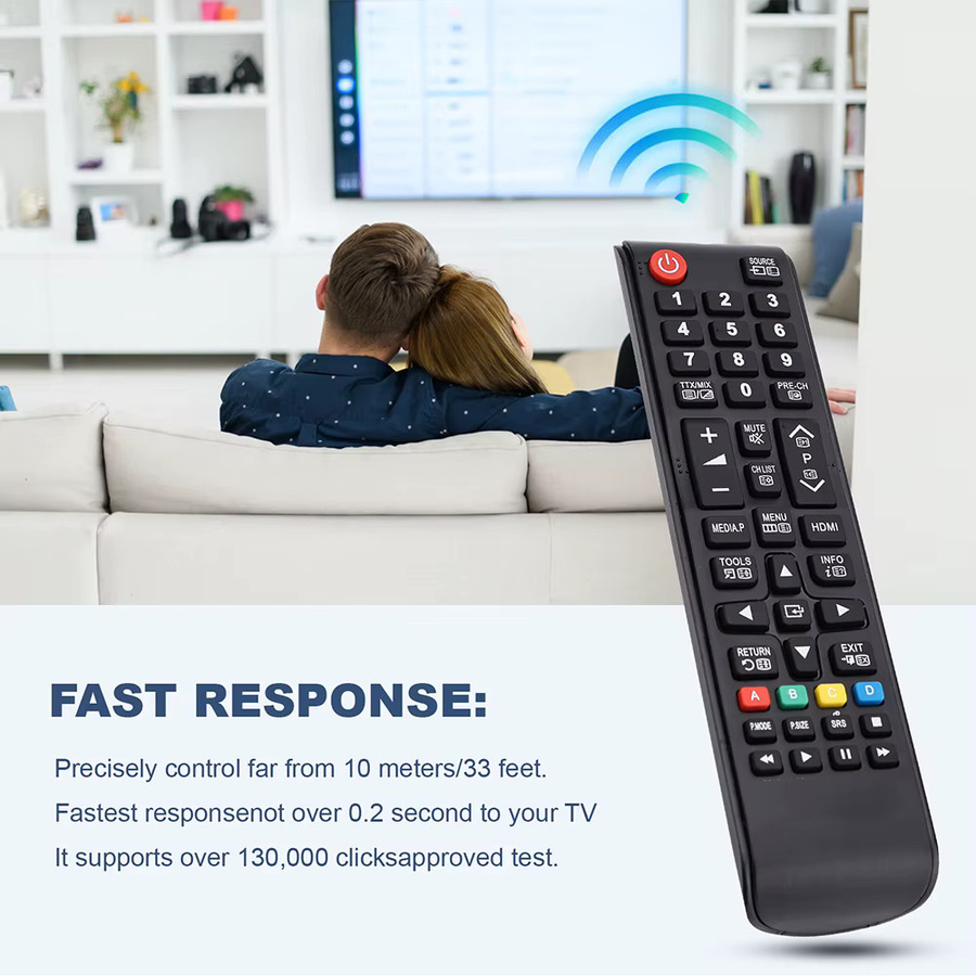 Samsung Universalfernbedienung für LCD LED Smart TV in Schwarz - Bild 3