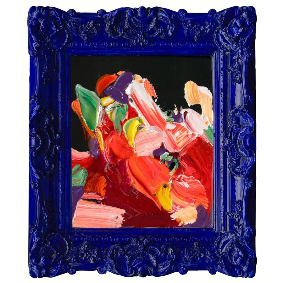 Art Universe Leinwandbild Barock En Vogue in Bunt und Blau, Breite: 43 cm, Höhe: 38 cm - Bild 2