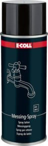 E-COLL Messingspray Gold für Metall, wetterfest und schnelltrocknend, 400 ml - Bild 1