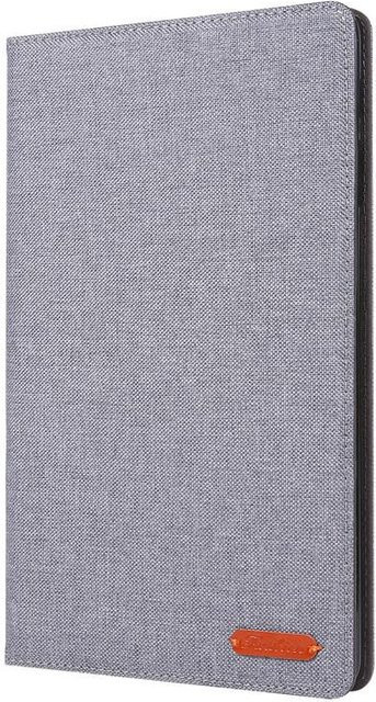 Samsung Flip-Hülle für Galaxy Tab A 10.1 (2019) SM-T510 / SM-T515 aus TPU mit Stoffoberfläche in Grau - Bild 1