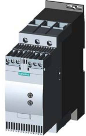Siemens Sanftstarter 3RW3037-1BB14 in Grau, Motorleistung 30 kW bei 400 V, Nennstrom 63 A - Bild 1