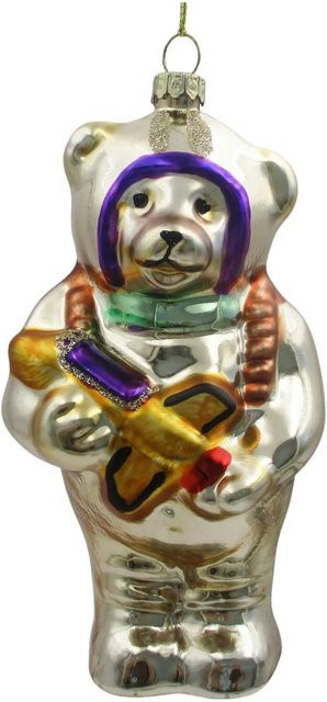 Mömax Christbaumanhänger Figures aus Glas in Gold und Multicolor mit Tierfiguren - Bild 1