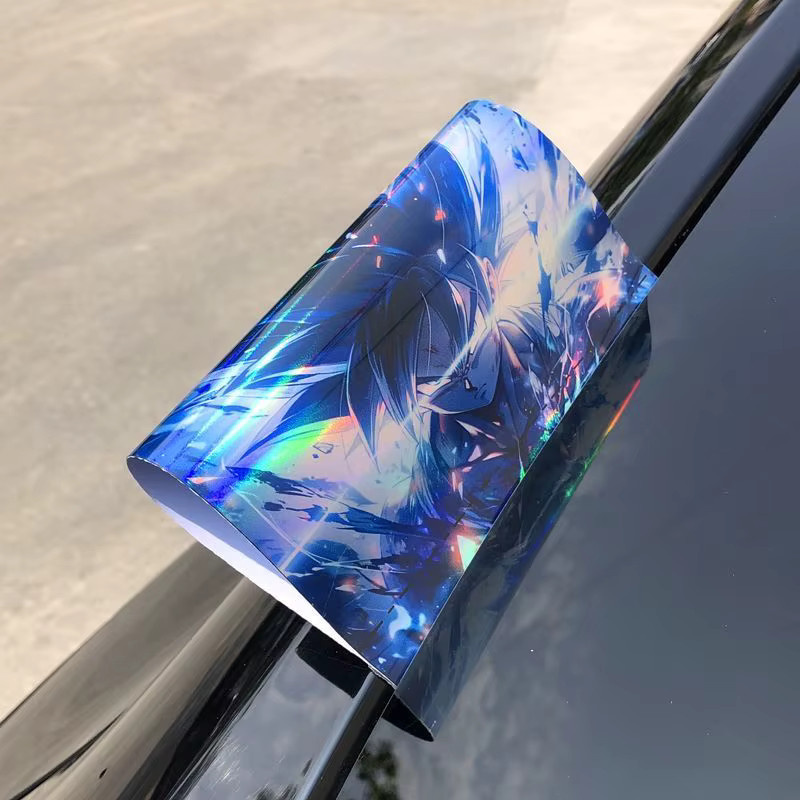 Bandai Dragon Ball Autoaufkleber, Goku, Gogeta, selbstklebend - Bild 1