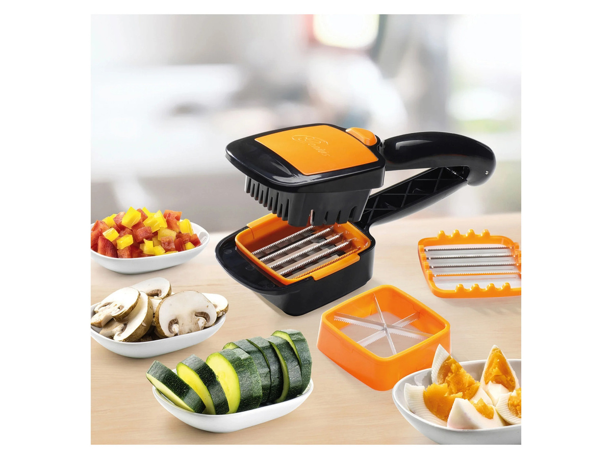 GENIUS NICER DICER Zerkleinerer Quick, 5-teilig, orange - Bild 2