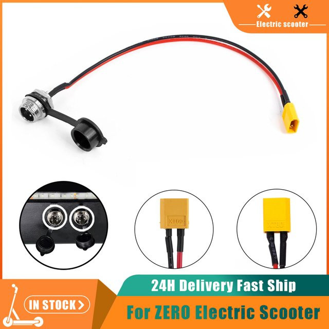 GX16 3-Pin Ladeanschluss mit XT60 und XT30 Steckverbinder für VSETT und ZERO Elektroroller von Speedual - Bild 1
