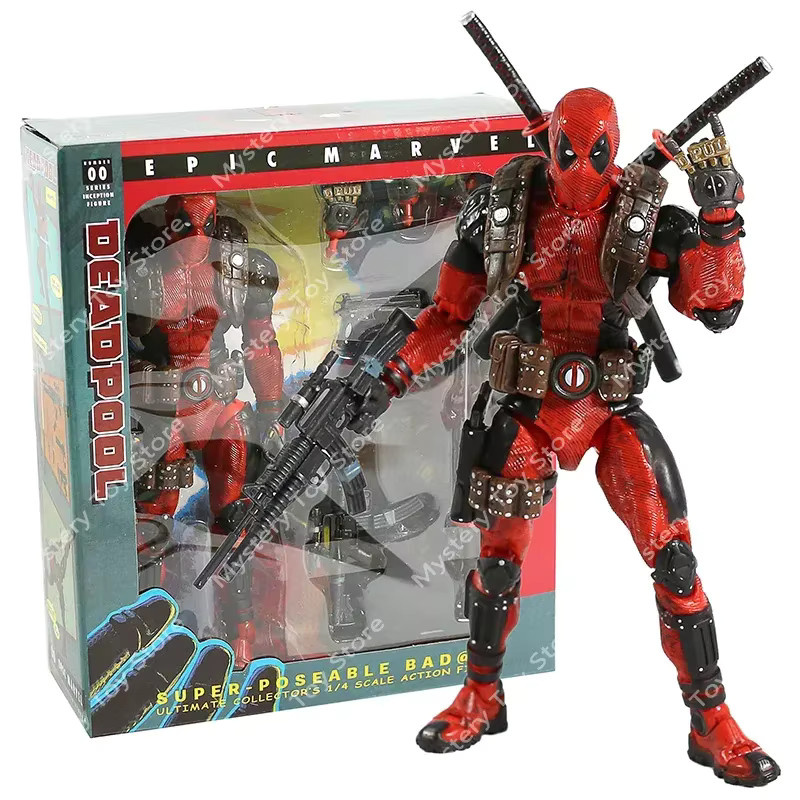 Kaiyodo Amazing Yamaguchi Revoltech Deadpool Actionfigur, Marvel - Bild 3