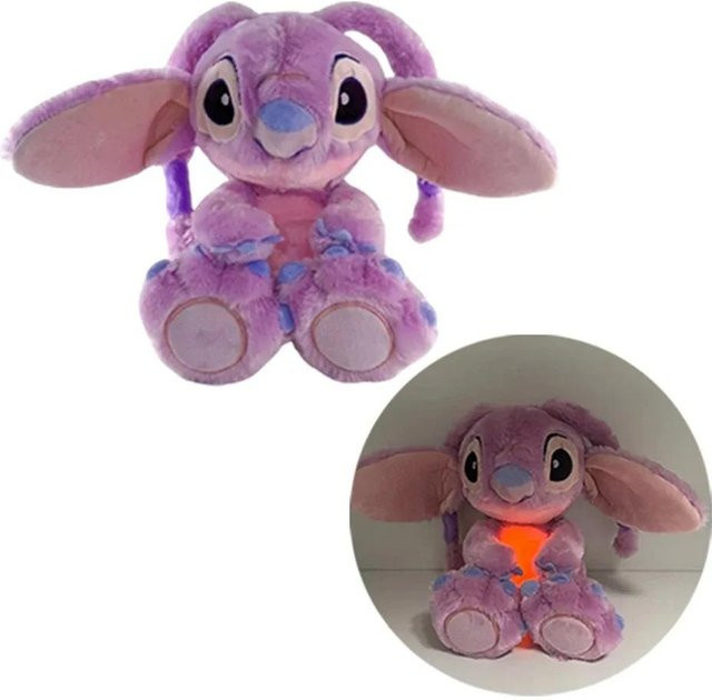 Disney Stitch Plüschpuppe, Baby Atmende Schlafbegleiter, Musik und Licht, ab 14 Jahren - Bild 1