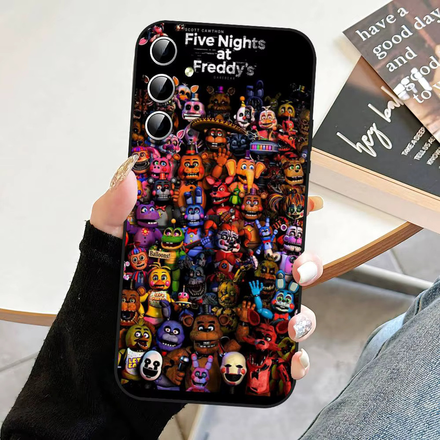 Handyhülle Five Nights At Freddys Soft Cover für Samsung Galaxy S21 S22 S23 S24 S25 S26 Ultra FE Plus 5G A52 Multicolor - Bild 3