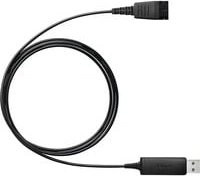 Jabra Link 230 USB Adapter von USB-A auf QD Stecker in Schwarz - Bild 1