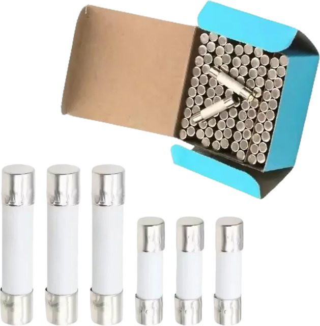 Keramiksicherung Set für Heimbedarf mit 5x20mm und 6x30mm, 250V, 0,25A bis 30A - Bild 1