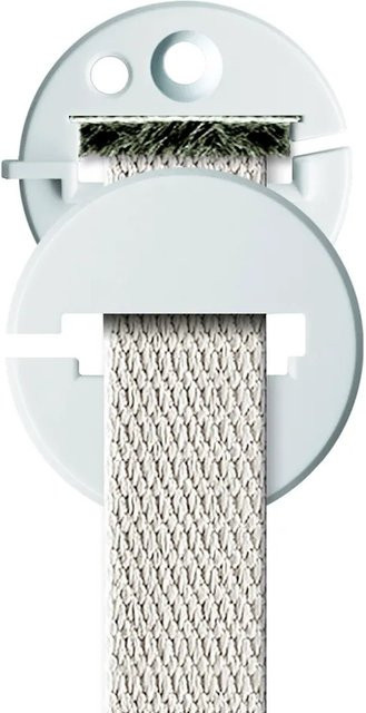 Schellenberg Rollladen-Gurtführung Duo Mini/Maxi rund in Weiß - Bild 1