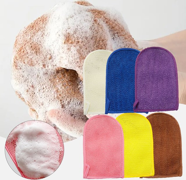Peeling-Handschuhe für die Körperreinigung, Damen - Bild 1