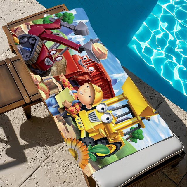 Schnelltrocknendes Handtuch von Shanika Chen mit Cartoon-Design, ideal für Strand, Pool und Reisen, Mehrfarbig, Breite: 30 cm, Höhe: 60 cm - Bild 1
