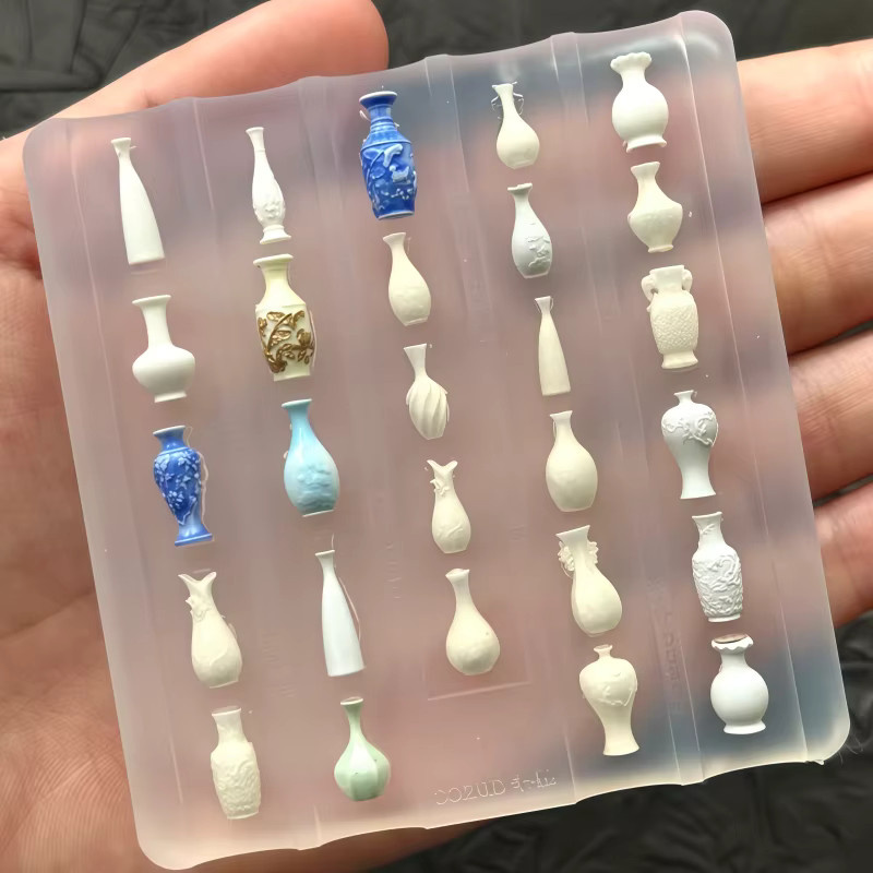 Transparente Silikon-Nagelkunstform, 3D-Nageldekorationsform, Matt - Bild 3