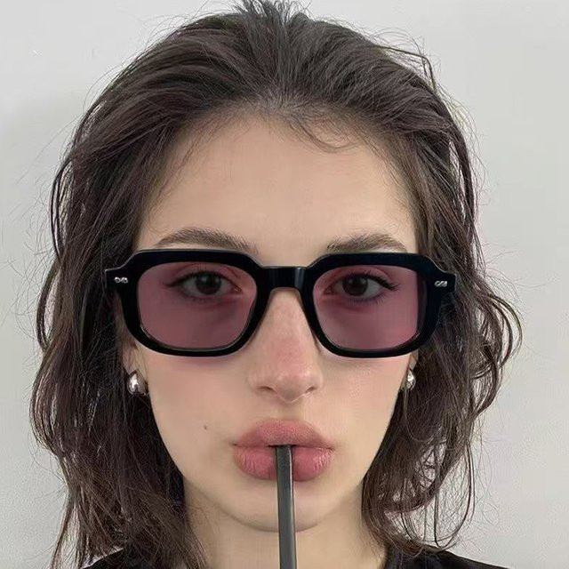 Sumory Sonnenbrille, square, Unisex, Vollrand, Kunststoff, schwarz - Bild 1