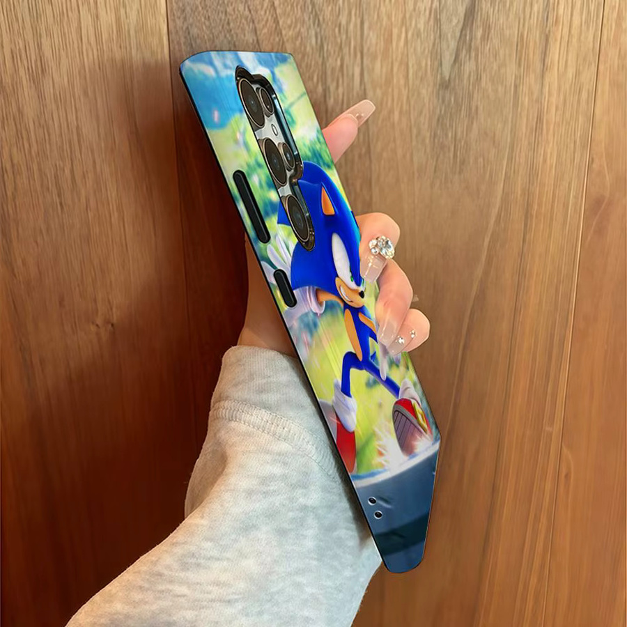 Anime S-Sonics Schutzhülle für Samsung Galaxy S25 S24 Ultra S23 S22 S21 A56 A36 A26 A16 in Weiß und Mehrfarbig mit Doppel-Schicht-Abdeckung - Bild 5