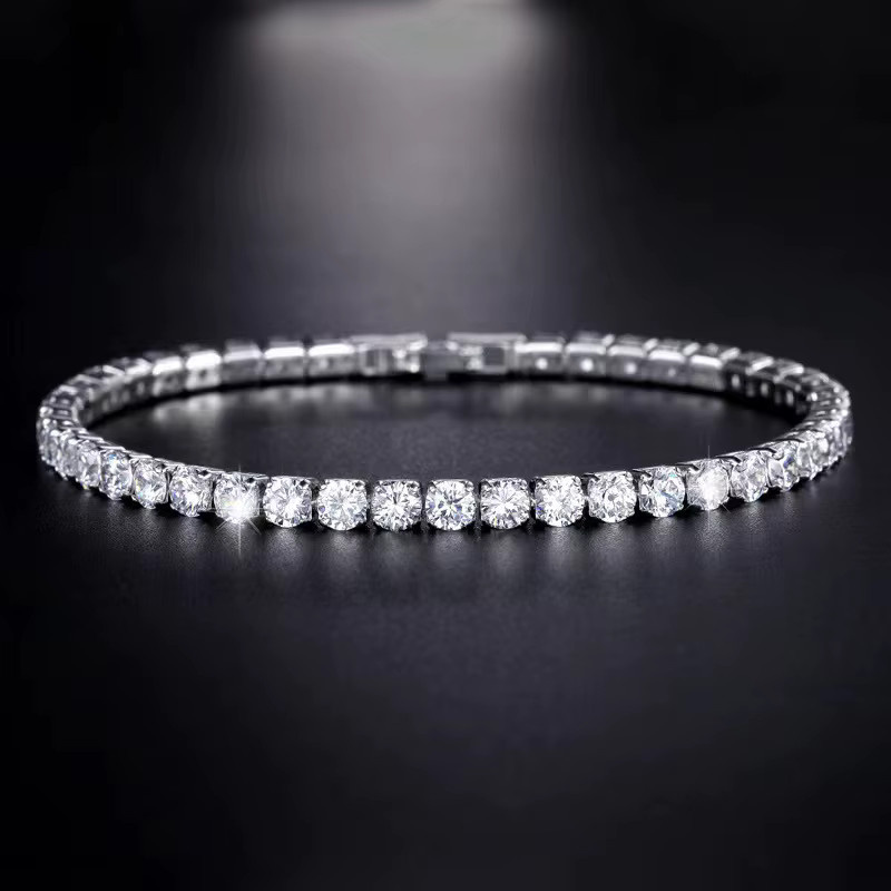SAY Tennis-Armband 925 Silber, Zirkonia, Damen - Bild 2