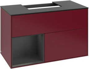 V&B Waschtischunterschrank Finion 100 in Weiß lackiert, Breite: 100 cm, Höhe: 50,1 cm, Tiefe: 50,1 cm - Bild 1