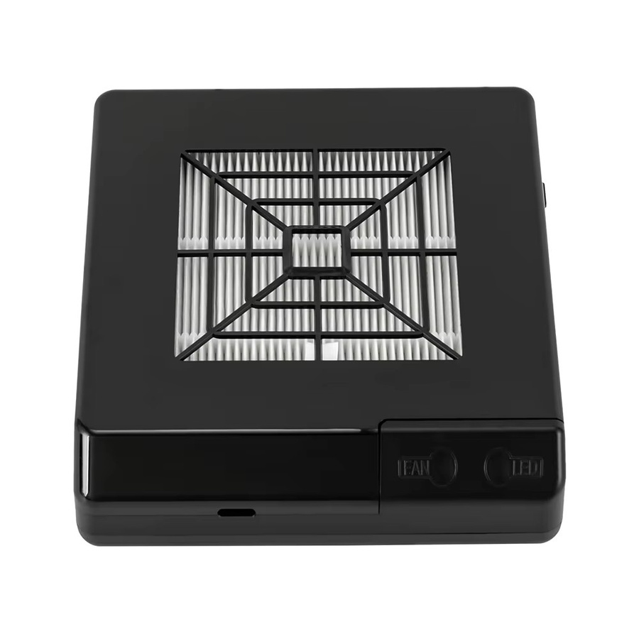 Podofo 2-in-1 Dental-Labor-Staubsauger und Nagelstudio-Staubabsauggerät, 60W, Schwarz - Bild 5
