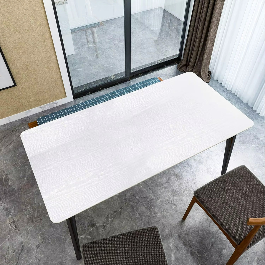 Selbstklebende Vinylfolie in Weiß mit Holzeffekt für Möbel, Breite: 40 cm, Länge: 600 cm - Bild 3