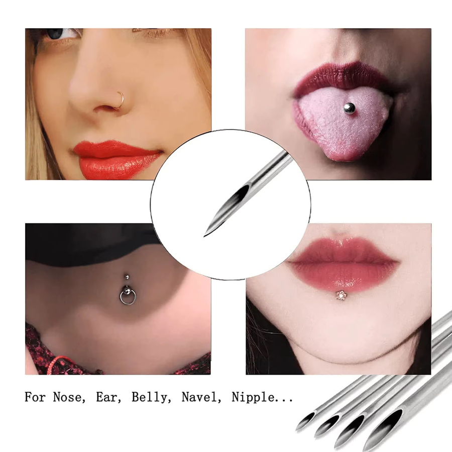 PEPAX Piercing Nadeln, Chirurgenstahl, Einweg, Sterilisiert - Bild 3
