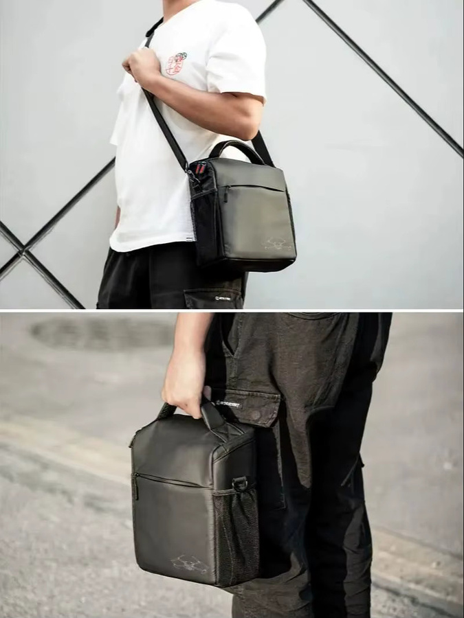 STARTRC TECH Tragbare Aufbewahrungstasche als Schultertasche, Handtasche oder Rucksack für DJI Mini 4 Pro, Mini 3 Pro, Air 3, Air 2S und weitere Modelle, Schwarz - Bild 5