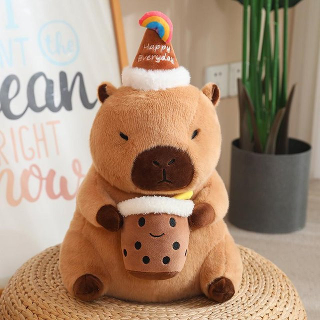 BC Pet Supplies Capybara-Puppe, Plüschtier, 30cm, ab 3 Jahre - Bild 1