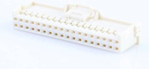 Molex Buchsengehäuse-Kabel Weiß, 36 Polzahl, Rastermaß: 2.00 mm - Bild 1