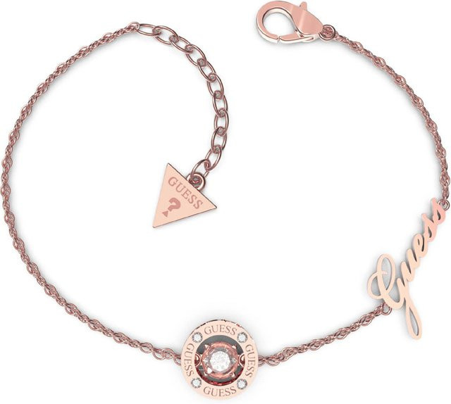 Guess Armband, Edelstahl, Roségold, Zirkonia, Damen - Bild 1