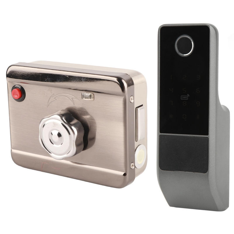Aimo Smart Lock Elektronisches Fingerprint Türschloss Keyless Entry in Grau - Bild 5