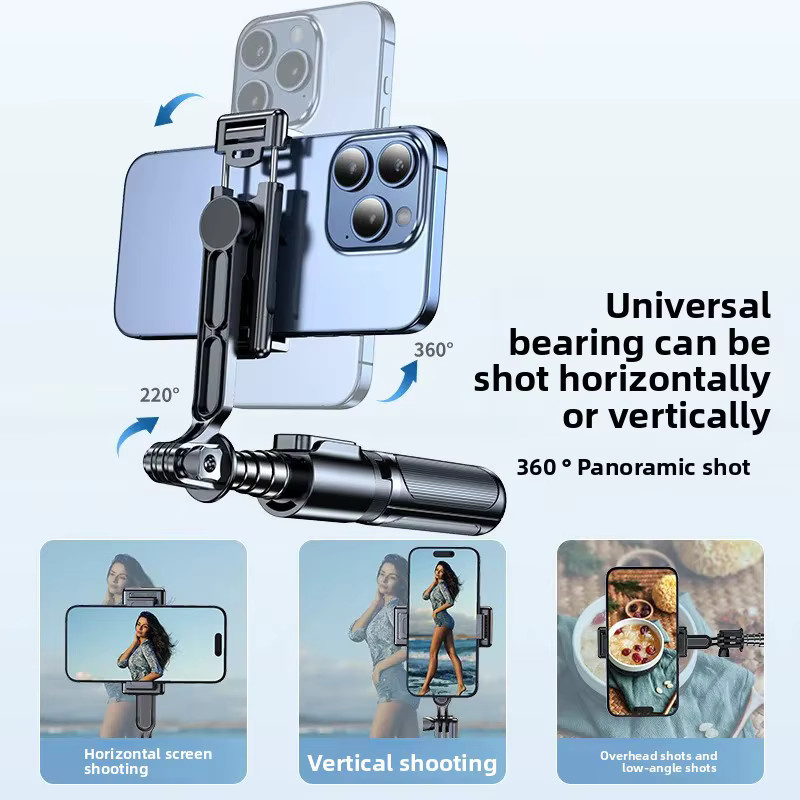 Insta360 Selfie-Stick und Smartphone-Stativ mit Bluetooth und Gimbal Funktion in Schwarz oder Weiß - Bild 2