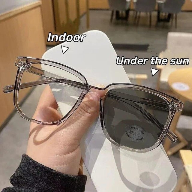 Dote Myopiebrille, square, Unisex, Kunststoff, Vollrand, transparent - Bild 1
