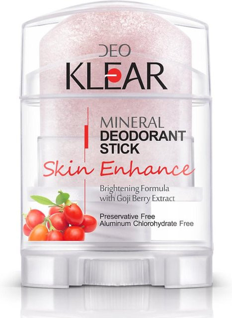 DEOKLEAR Mineral Deodorant Stick, Goji-Beeren-Extrakt, 70 g, Unisex - Bild 1