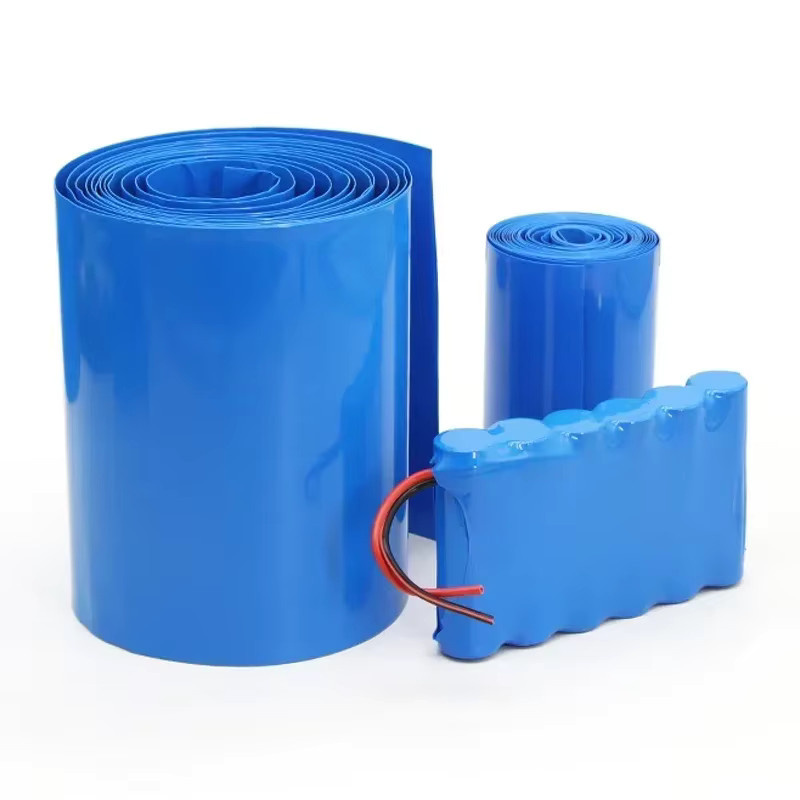 Isolierende PVC-Batteriefolie in Blau für 18650er-Akkus als Schutzhülle und Kabelisolierung - Bild 2