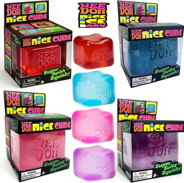 NeeDOH Modell Weiches Squishy Spielzeug, Würfel - Bild 1